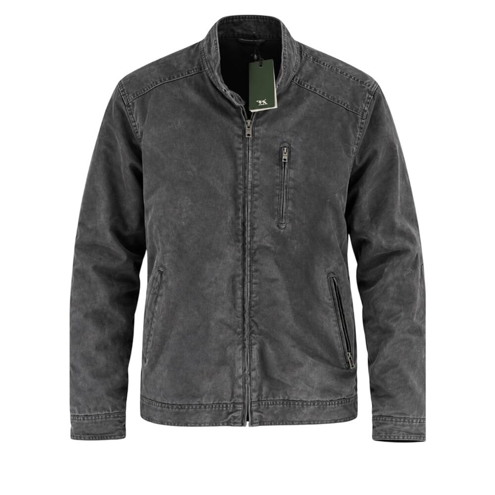 Rodd & Gunn The Jack Jacket Mens Large Bracken Coated Cotton Quilted Lining NWT